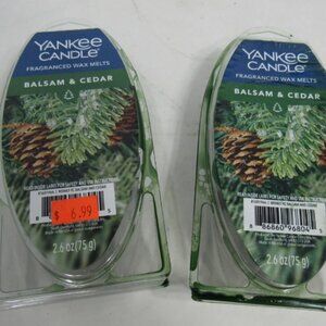 Yankee Candle Balsam Cedar Melts Two 6 Packs, 12 Total Melts Retired